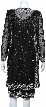 Two Piece Formal Evening Dress Set — back