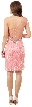One Shoulder Exquisite Beading Short Formal Prom Dress  — back in Peach