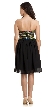 Strapless Sweetheart Neck Knee length Cocktail Party Dress — back