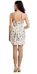 Strapless Short Geometric Sequins Pattern Party Prom Dress — back