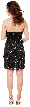 Strapless Beaded Short Formal Prom Homecoming Dress — back