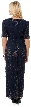 Round Neck Half Sleeves 2-Piece Blouse and Skirt Set — back