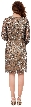 Heavily Beaded Full Sleeves Formal Prom Party Dress — back