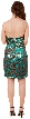 Strapless Sequin Beaded Short Formal Prom Dress — back