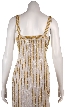 Fully beaded Tea Length Cocktail Dress with Jacket — back