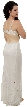 Thin Strapped Full Length Formal Party Dress — back