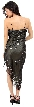 Asymmetric Beaded Formal/Cocktail Dress — back
