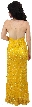 Halter-Neck Formal Prom Dress with Bare Back — back