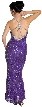 Bejeweled Shimmer Prom Dress with Elegant Back Design — back