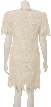 Tea Length Cotter Edge Formal Dress — back