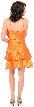 Cascading Ruffled Short Prom Dress — back