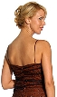 Rouched & Short Cocktail Dress — back