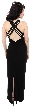 Double Spaghetti Straps Formal Dress with Beautiful Back — back