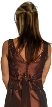 Embroidered Bodice V-Neck Formal Evening Dress — back