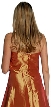A-line Ribbon Bow Beaded Prom Dress — back