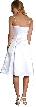 Spaghetti Strap Shirred Empire Bridesmaid Dress — back