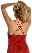 Double Spaghetti Princess Cut Party Dress — back