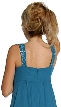 Empire Cut Beaded Formal Prom Dress — back