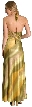 Halter Neck Two Tone Bridesmaid Dress — back