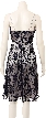 Mesh English Net Ribbon Party Dress — back