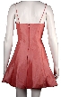 Twin Flowered Short Bubble Party Dress — back