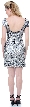 Fully Sequin Beaded Short Prom Dress — back
