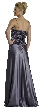 Shirred Bodice Formal Evening Dress — back