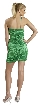 Pleated Short Cocktail Dress — back