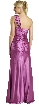 Single Shoulder Formal Evening Dress — back