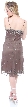 Spaghetti Straps Beaded Formal Dress with Sheer Mesh Jacket — back