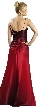 Elegant Empire Style Formal Evening Dress — back