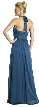 Halter Neck Empire Style Formal Bridesmaid Dress — back