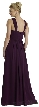 Cross Tie Halter Neck Formal Evening Dress — back