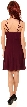 Ornate Covered Neckline Short Cocktail Dress — back