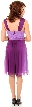 Twist  Knot Bust Ombre Short Party Dress  — back