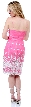 Modish Spaghetti Strap Cocktail Dress — back