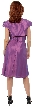 Embellished Neckline Formal Knee Length Dress with Jacket — back