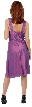Embellished Neckline Formal Knee Length Dress with Jacket — back in Lilac without Jacket