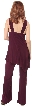 Embellished Neckline Two Piece Pant Dress — back