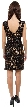 Metallic Animal Print Short Dress — back