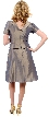One Piece Tea Lenght Formal Dress — back