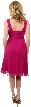 Embellished Boatneck Short  Bridesmaid Party Dress  — back