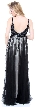 Plus Size Full Length Formal MOB Evening Gown with Jacket — back in Black/Silver