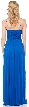 Bejeweled Waist Spaghetti Straps Formal Bridesmaid Dress — back