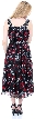 Scoop Neck Glittery Beaded Cocktail Dress — back