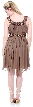 Short Sequin Beaded Cocktail Dress — back