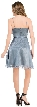 Spaghetti Straps Knee Length Empire Waist Party Dress — back