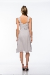 Cowl Neck Knee Length Bridesmaid Party Dress  — back
