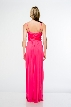 Double Spaghetti Straps Long Formal Dress with Jewels — back