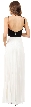 Spaghetti Straps Pleated Skirt Long Formal Bridesmaid Dress — back